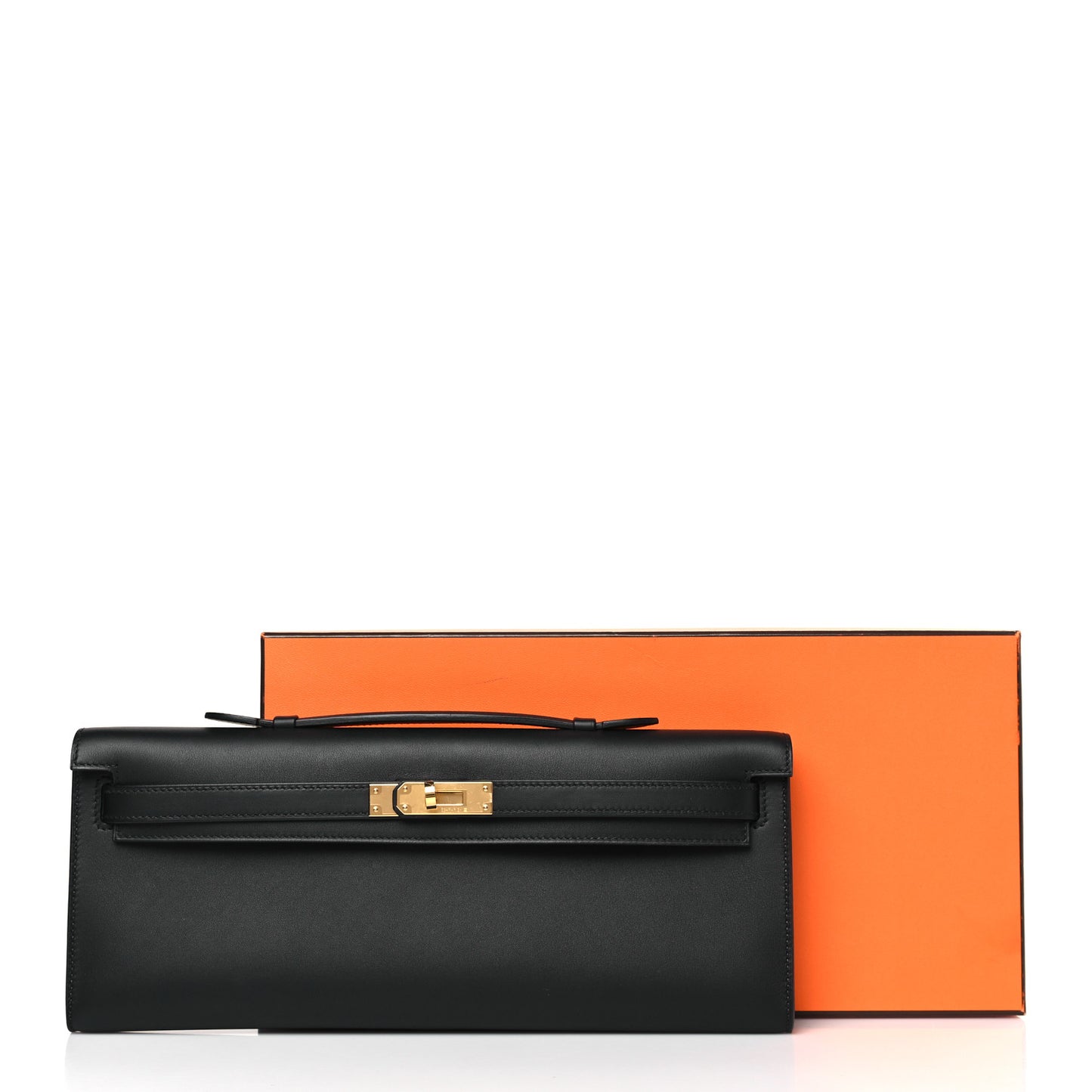 Swift Kelly Cut Clutch Pochette Black