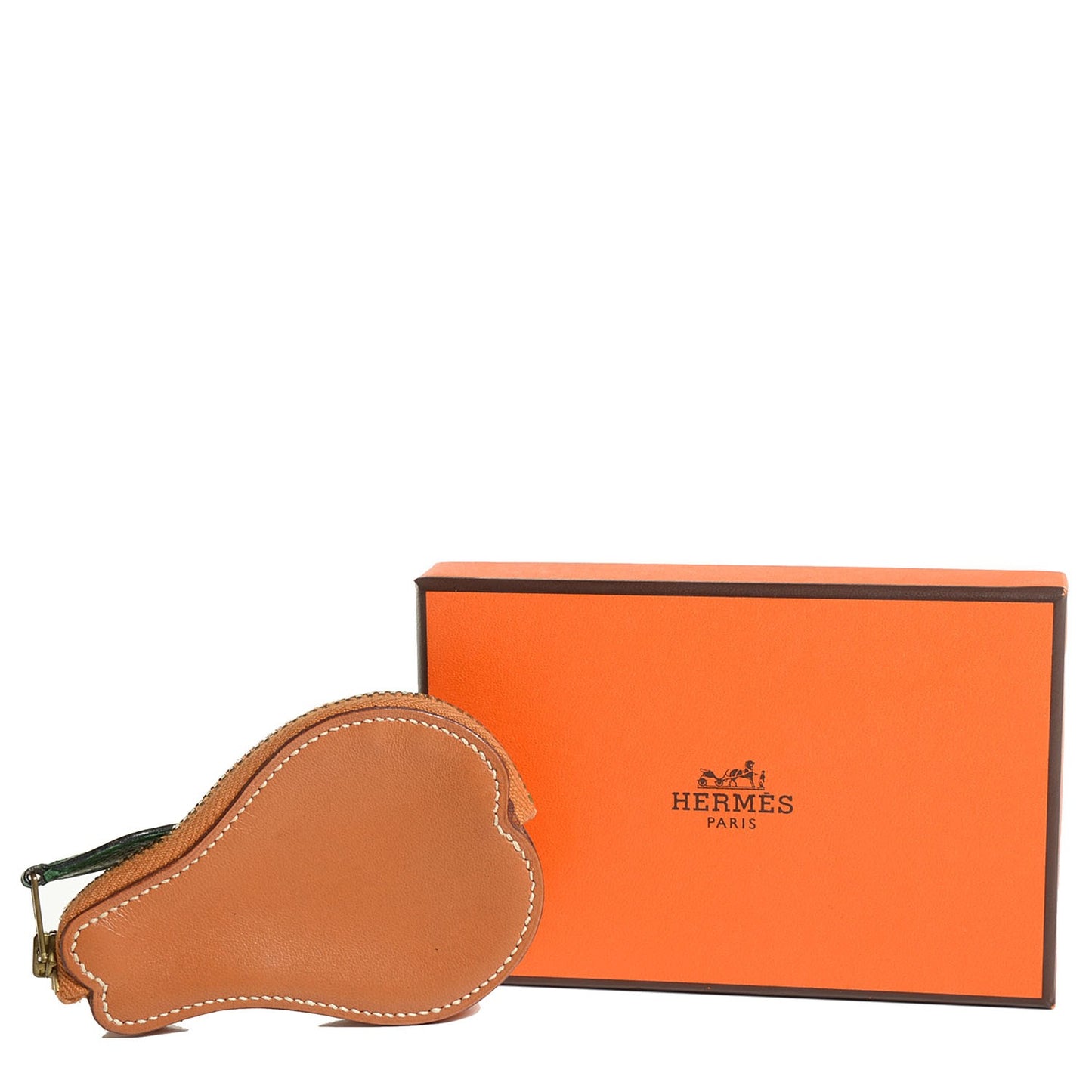 Natural Barenia Pear Coin Purse