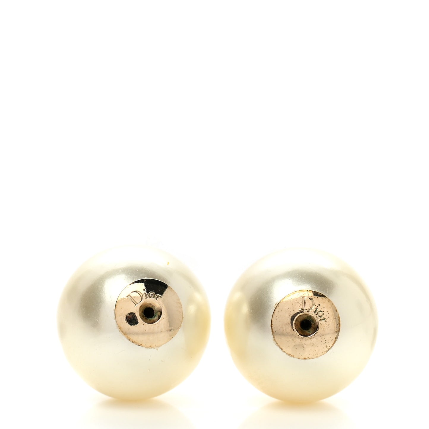 Pearl Mise En Dior Tribal Earrings Gold