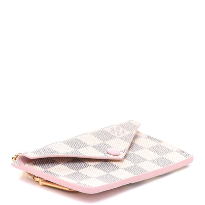 Louis Vuitton Damier Azur Recto Verso Card Holder Rose Ballerine 4 of 7