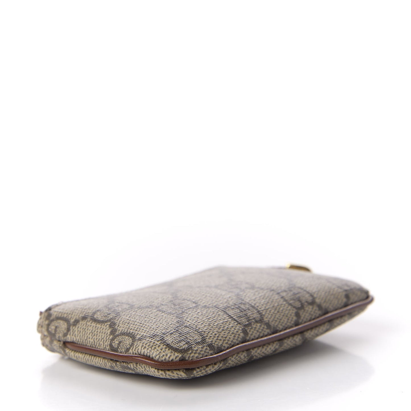 GG Supreme Monogram Key Case Brown