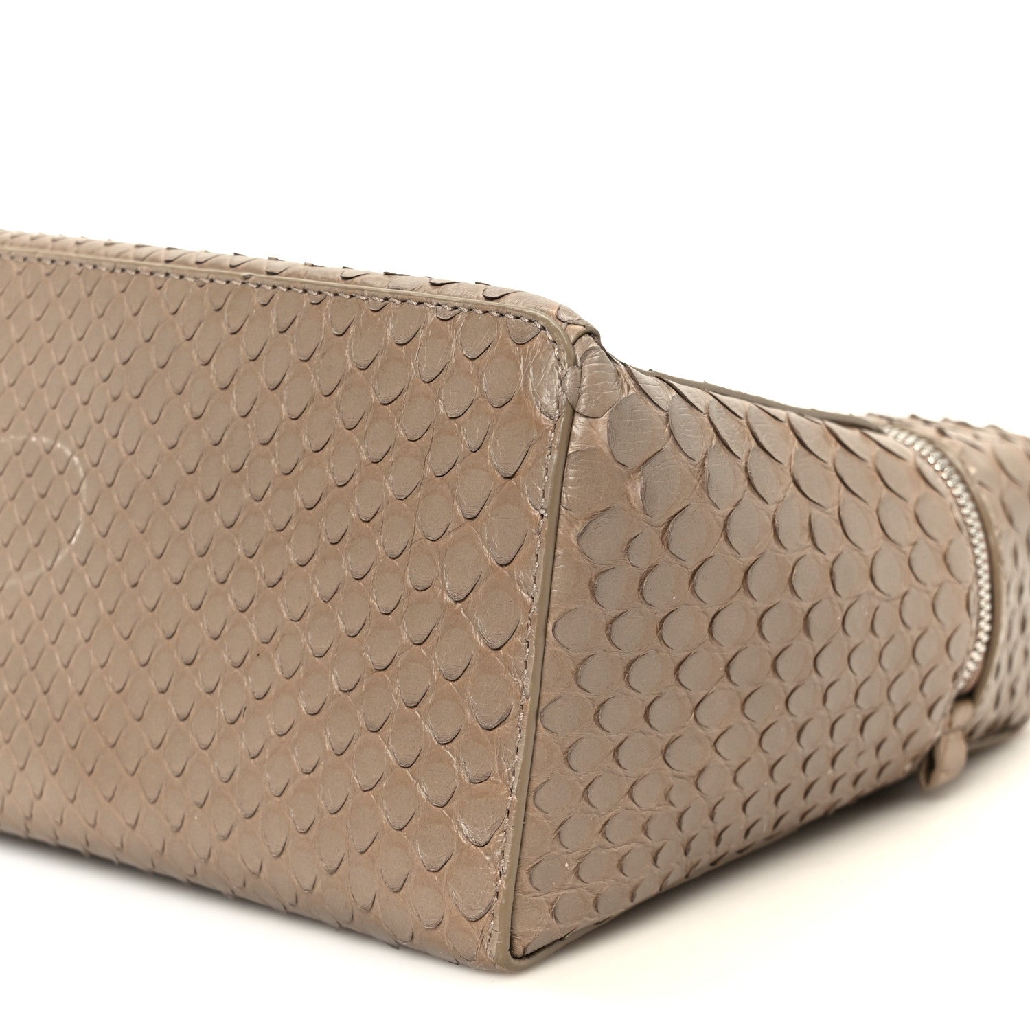 Loro Piana Matte Snakeskin Extra Pocket L27 Grey 9 of 10
