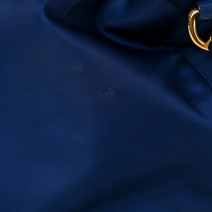 Prada Tessuto Nylon Saffiano Tote Bluette 17 of 19