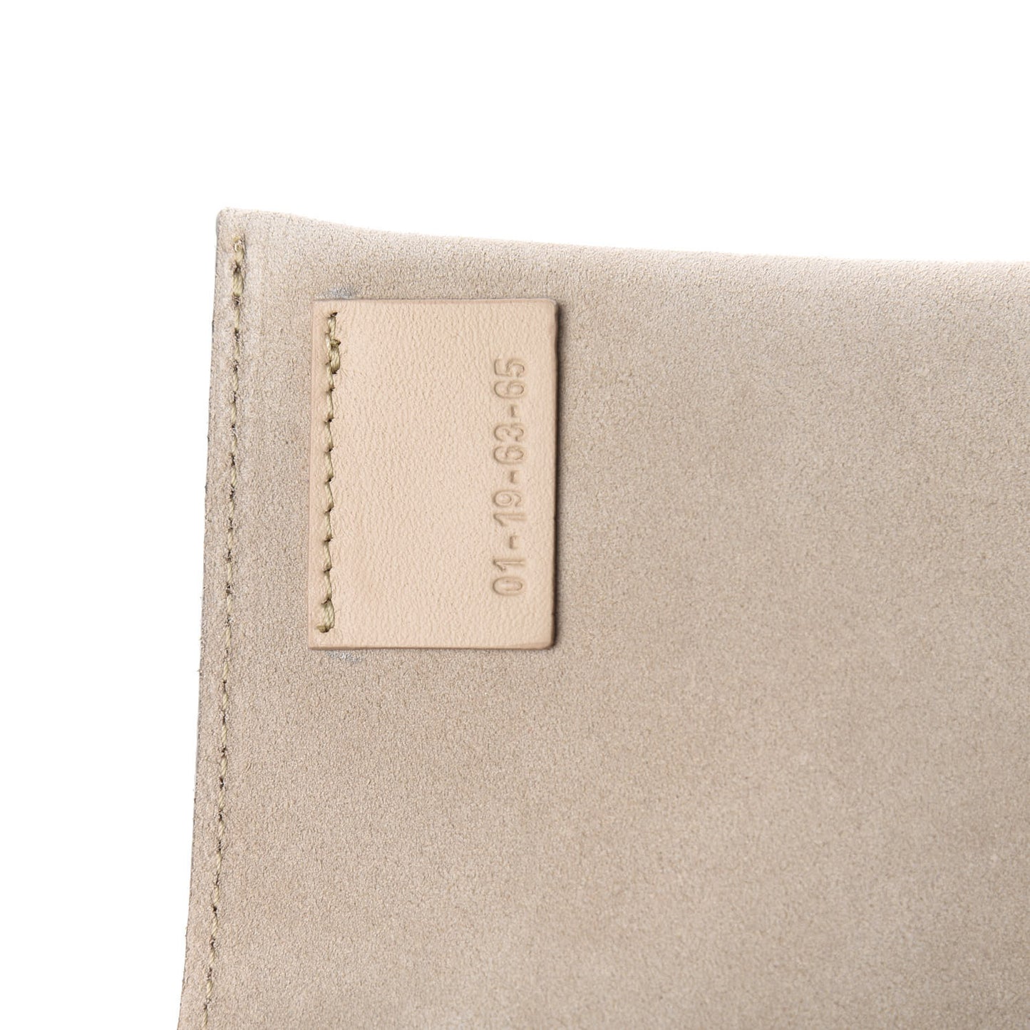 Grained Lambskin Drew Shoulder Bag Motty Grey