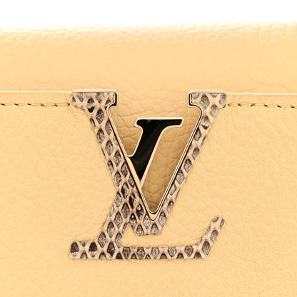 Louis Vuitton Taurillon Snakeskin Mini Capucines Banane 11 of 13