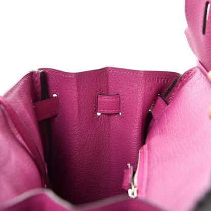 Hermes Togo Birkin 25 Rose Pourpre 11 of 37