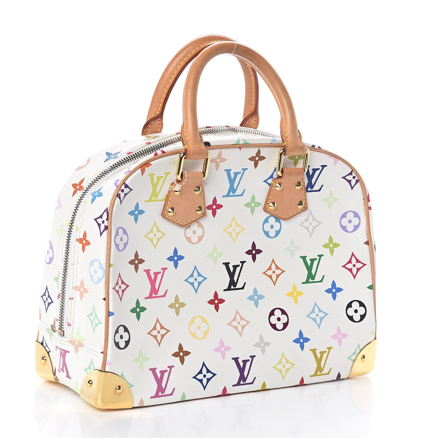 Louis Vuitton Monogram Multicolor Trouville White 3 of 9