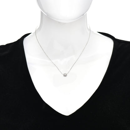 Tiffany 18K White Gold Diamond Paloma Picasso Jolie Flower Necklace 2 of 4