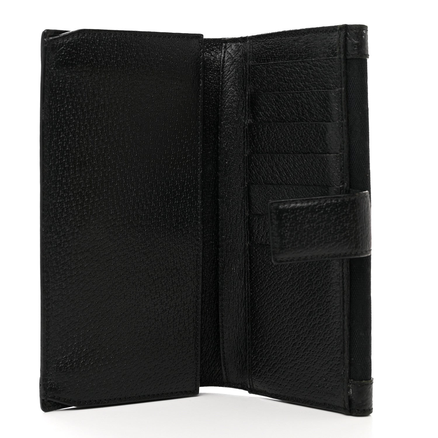 Gucci Monogram Continental Charmy Wallet Black 6 of 9