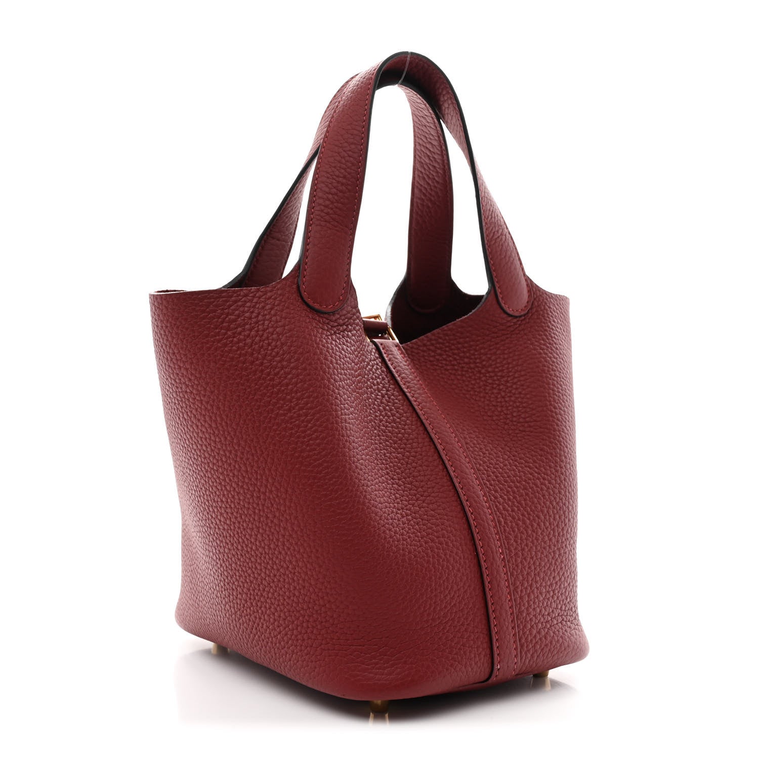 Hermes Taurillon Clemence Picotin Lock 18 PM Rouge H 3 of 11