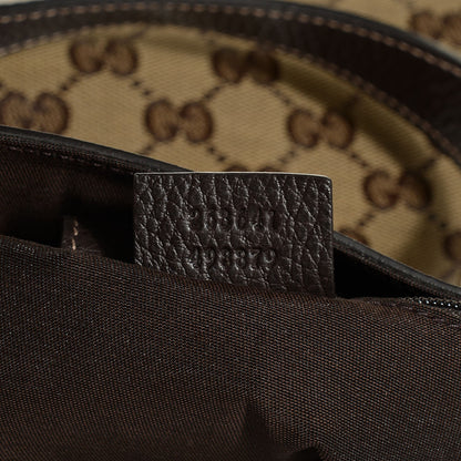 Gucci Crystal Monogram Medium Abbey Convertible Tote Dark Brown 7 of 9