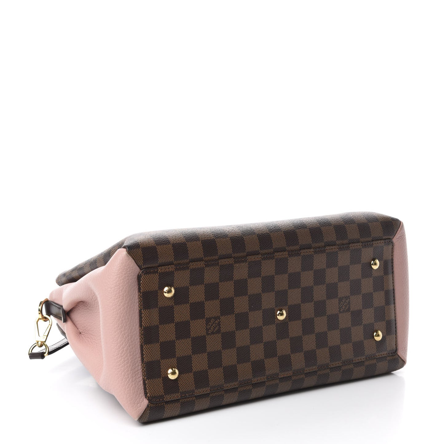 Cuir Taurillon Damier Ebene Normandy Magnolia