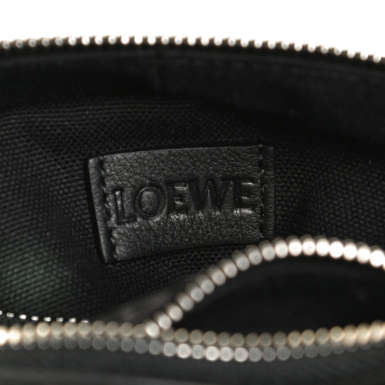 Loewe Jacquard Anagram Calfskin Mini Camera Bag Anthracite Black 6 of 10