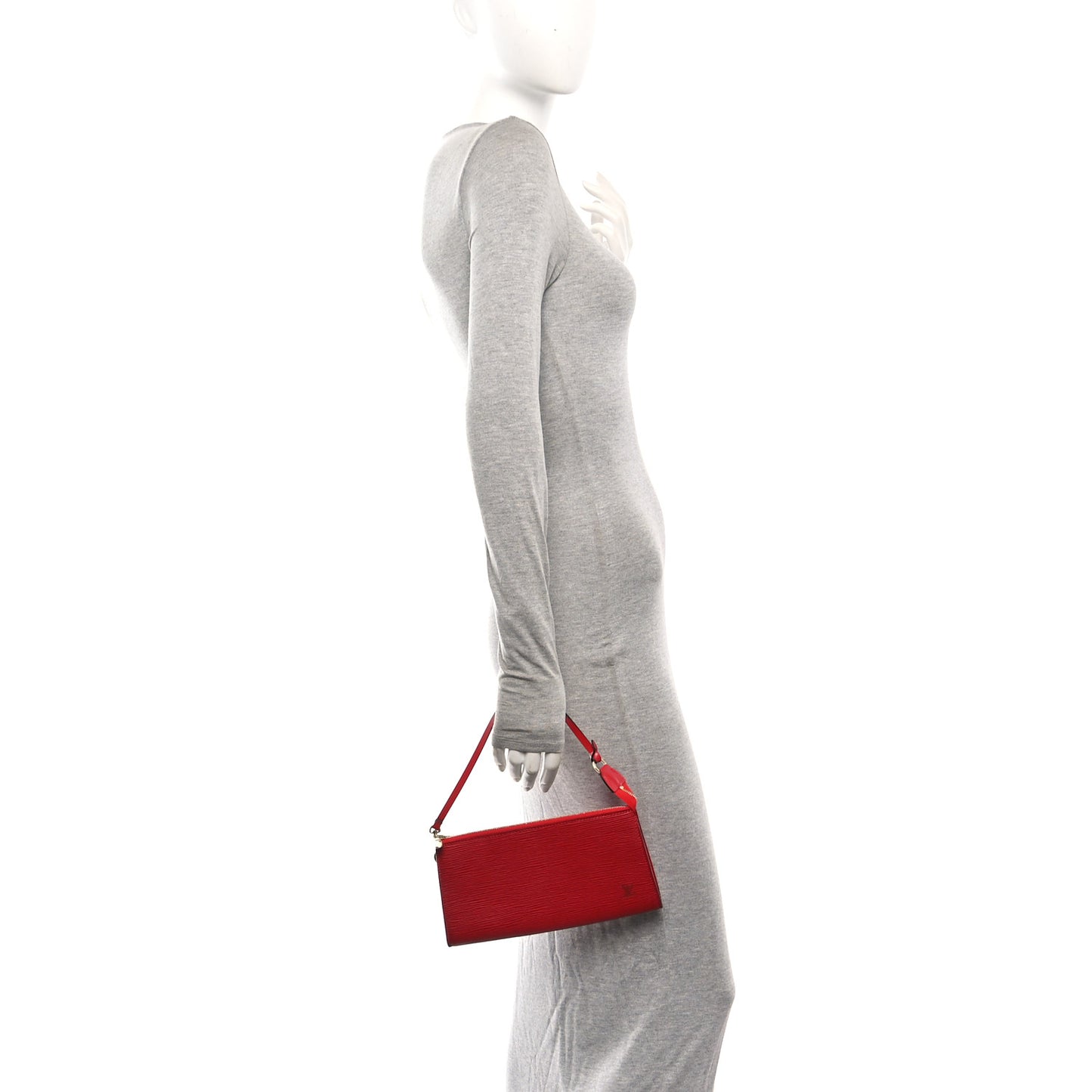 Epi Pochette Accessories 24 Castillan Red