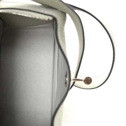 Hermes Taurillon Clemence Mini Lindy 20 Gris Neve 5 of 11