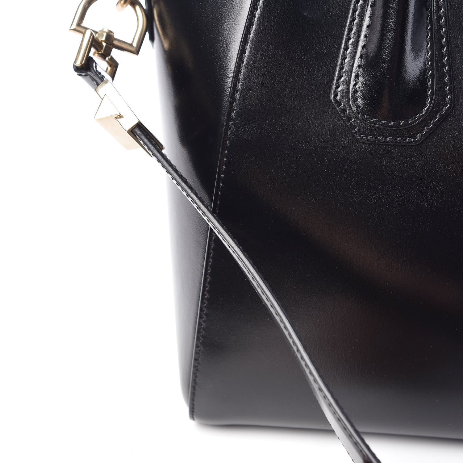 Givenchy Shiny Lord Calfskin Small Antigona Black 13 of 18