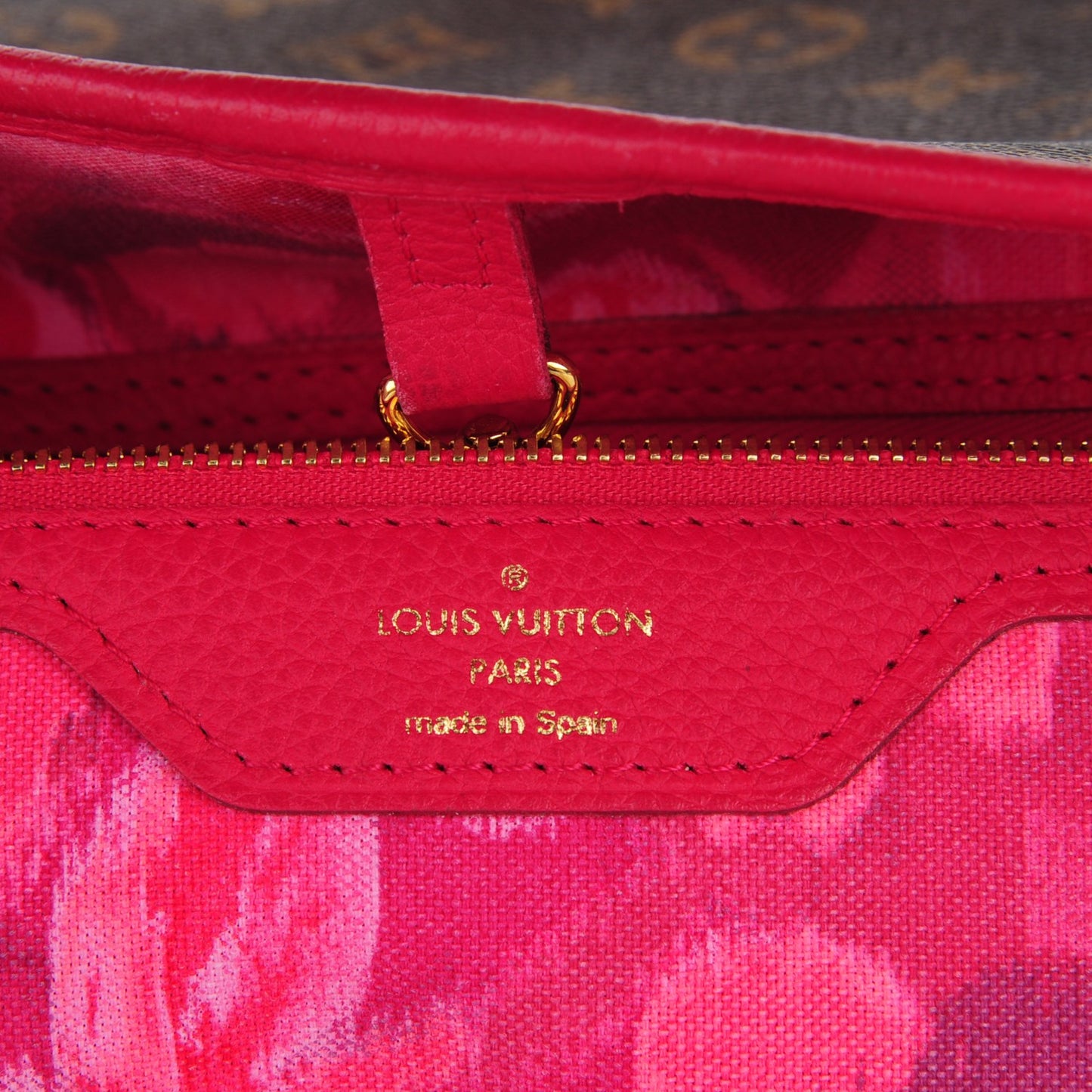 Monogram Articles de Voyage Ikat Neverfull MM Rose Indien