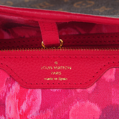 Louis Vuitton Monogram Articles de Voyage Ikat Neverfull MM Rose Indien 9 of 11