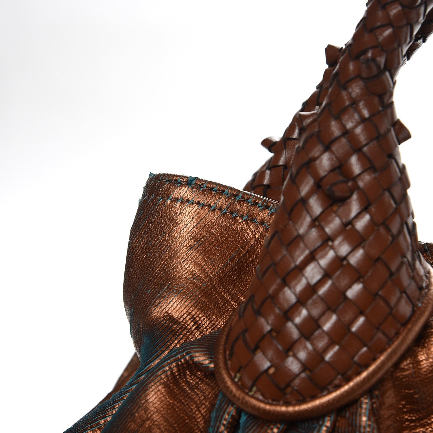 Fendi Nappa Fortuny Hologram Spy Tobacco Oro Ambrato 9 of 11