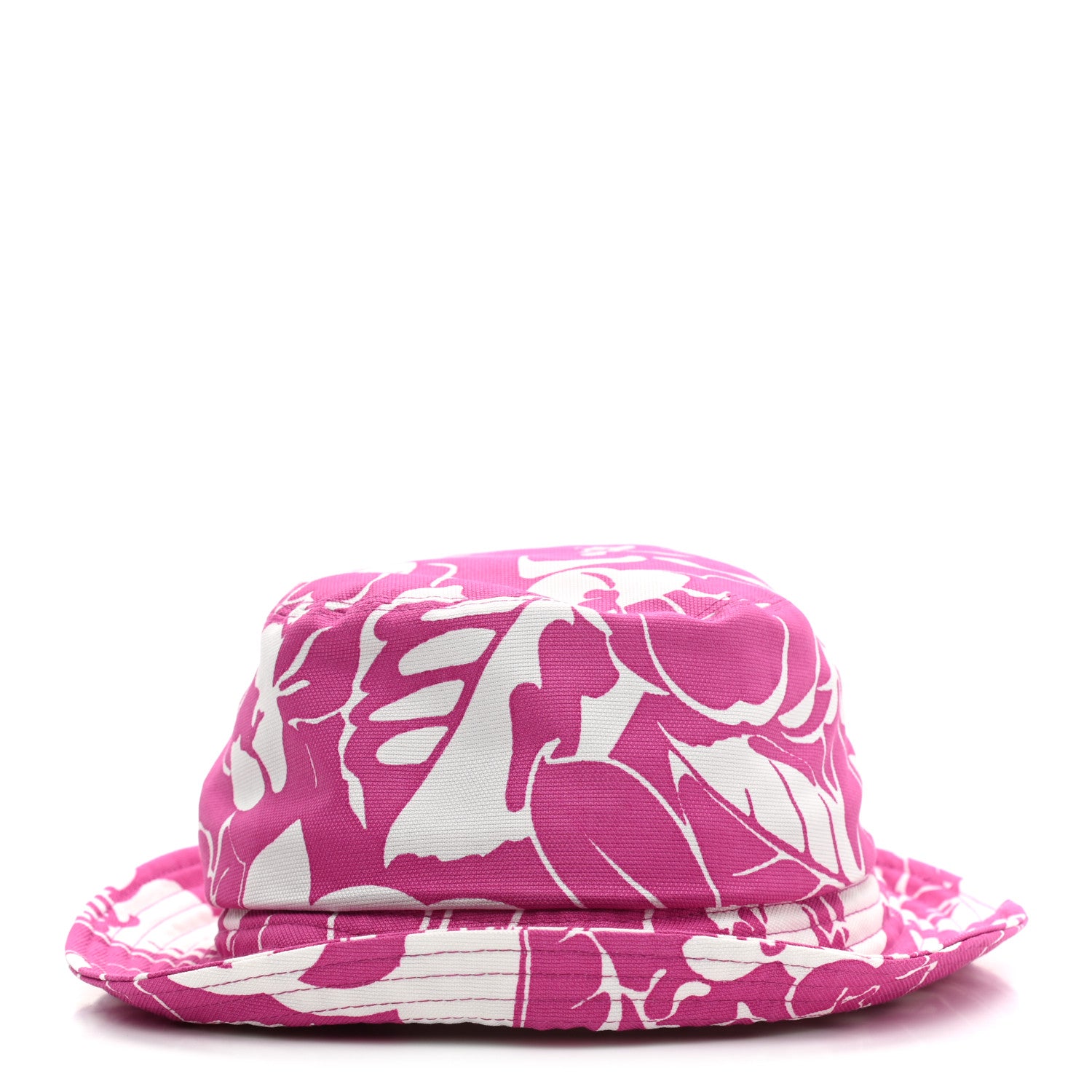 Chanel Cotton Canvas Bucket Hat M Pink White 1 of 6