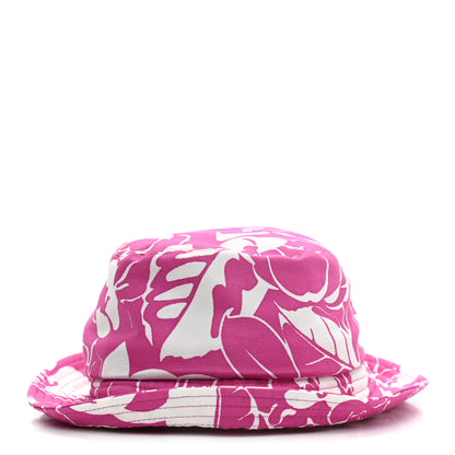 Chanel Cotton Canvas Bucket Hat M Pink White 1 of 6