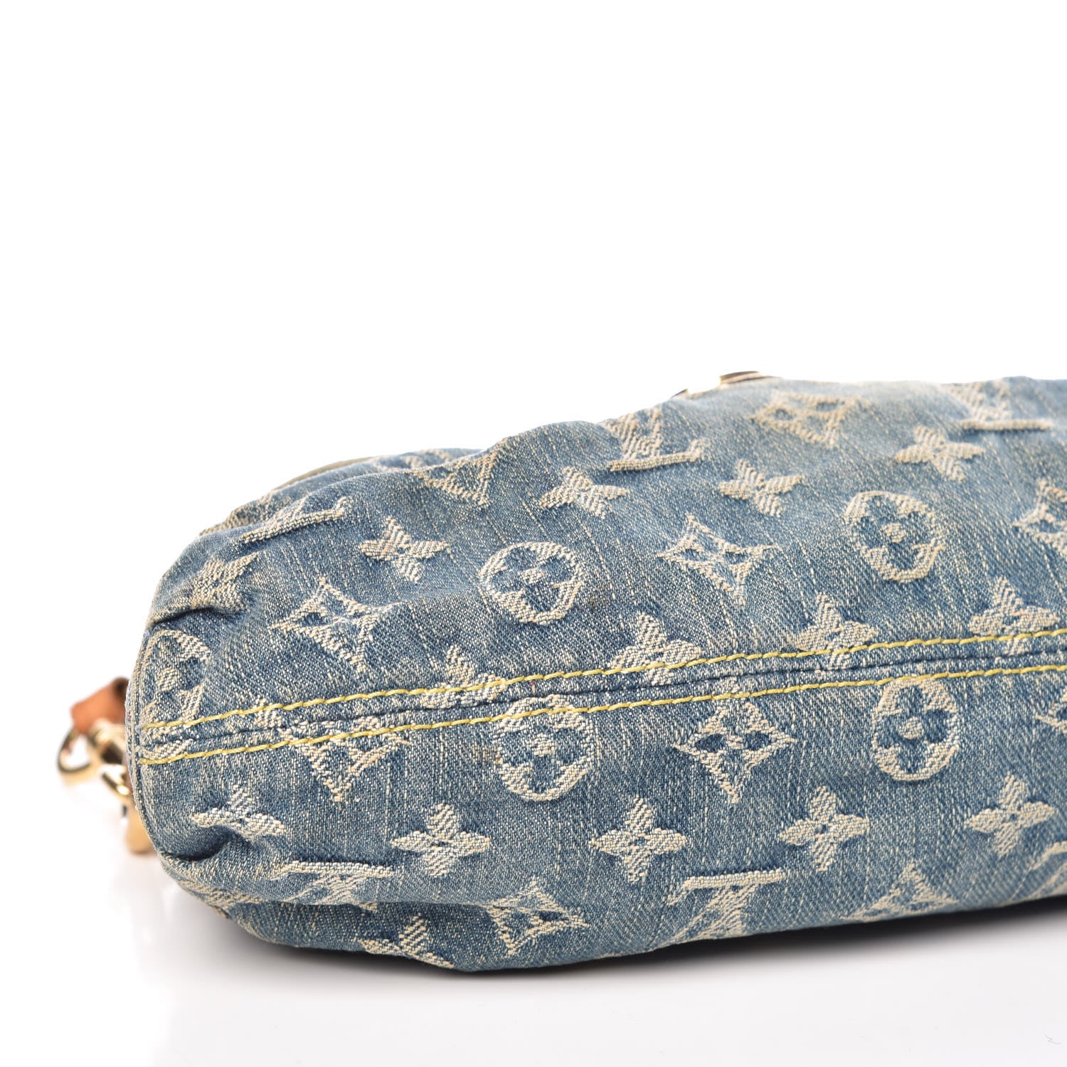Louis Vuitton Monogram Denim Mini Pleaty Blue 5 of 13