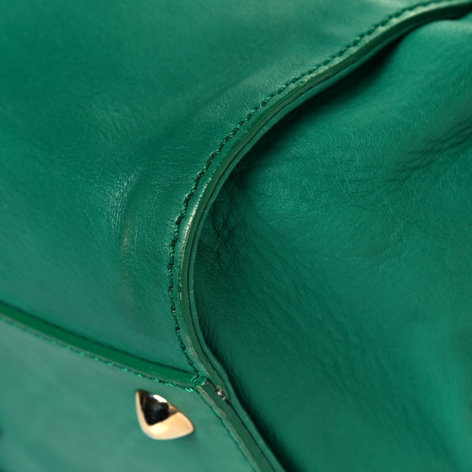 Jimmy Choo Grainy Calfskin Small Ramona Satchel Green 12 of 25