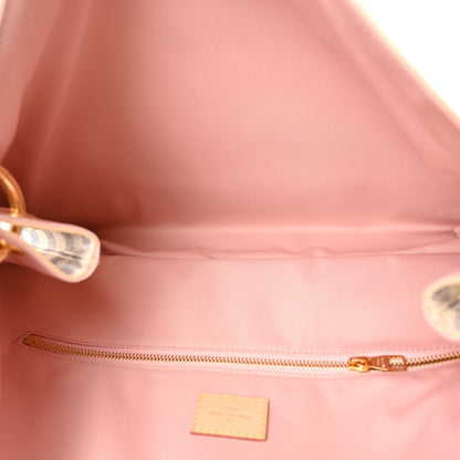 Louis Vuitton Damier Azur Graceful MM Rose Ballerine 5 of 9