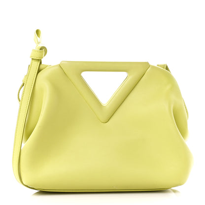 Bottega Veneta Calfskin Small The Point Triangle Bag Seagrass 1 of 12