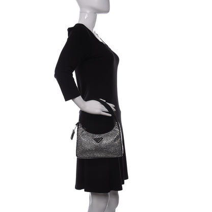 Prada Satin Crystal Mini Re-Edition 2000 Bag Cristal 2 of 10