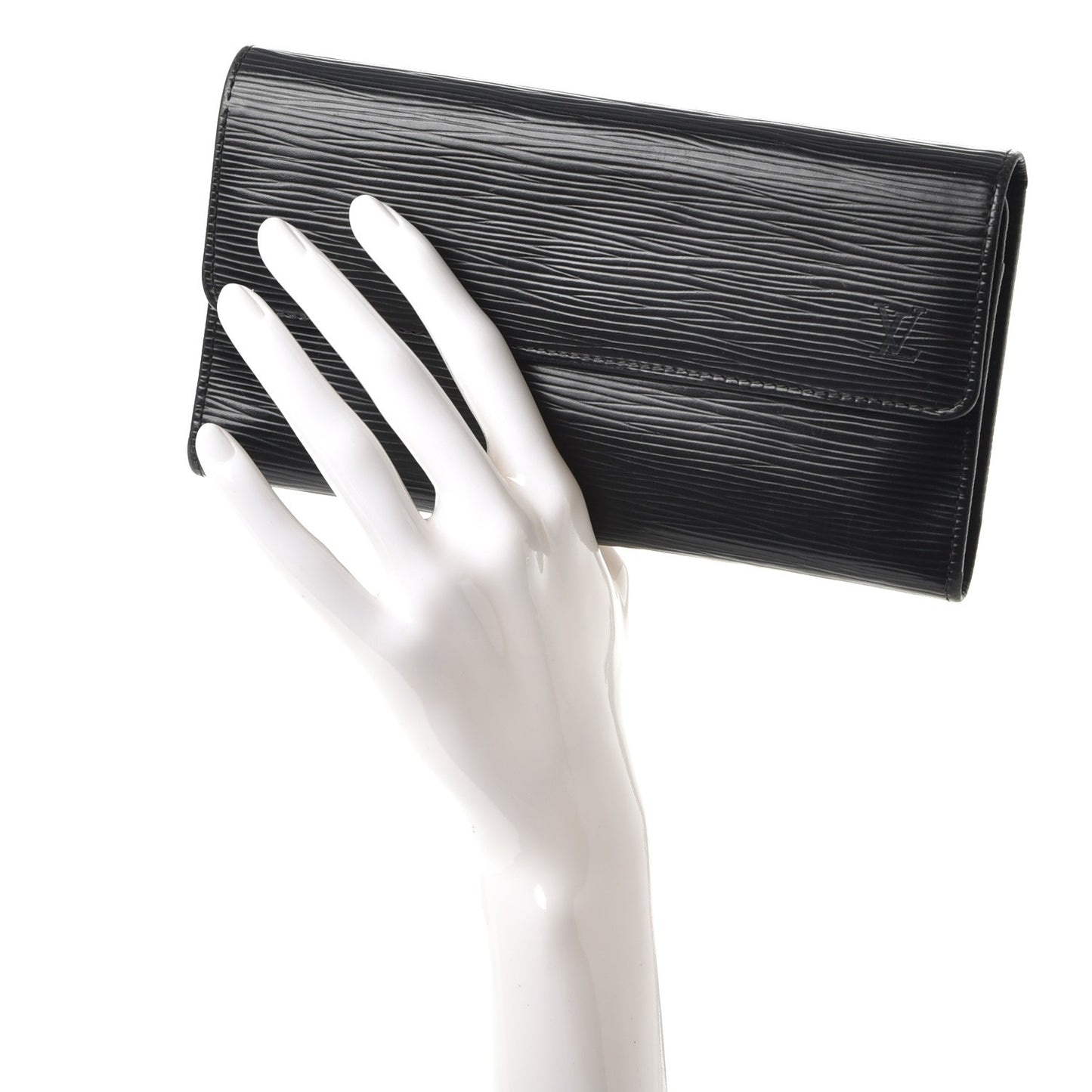 Epi Porte Tresor International Wallet Black