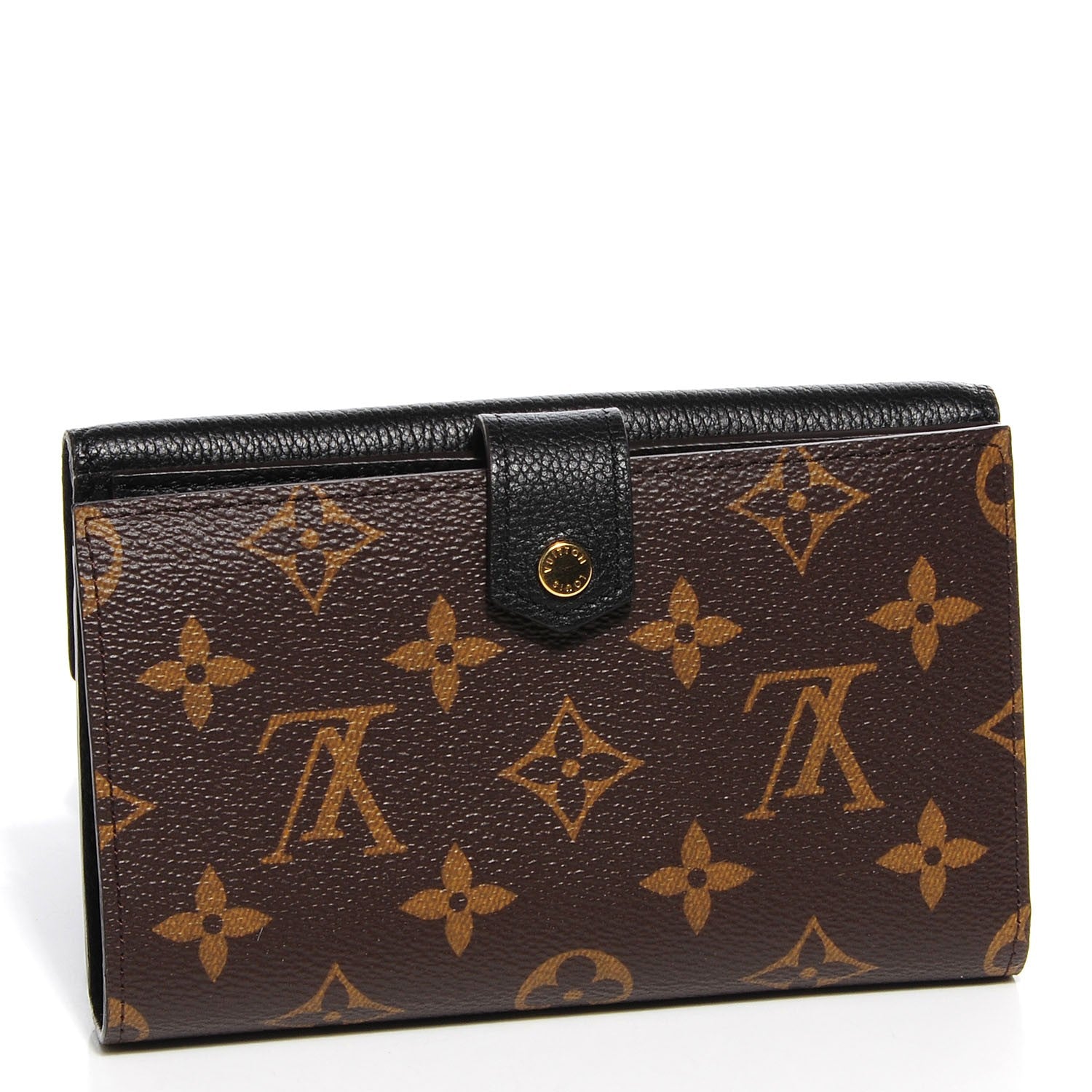 Louis Vuitton Monogram Pallas Compact Wallet Black 3 of 8