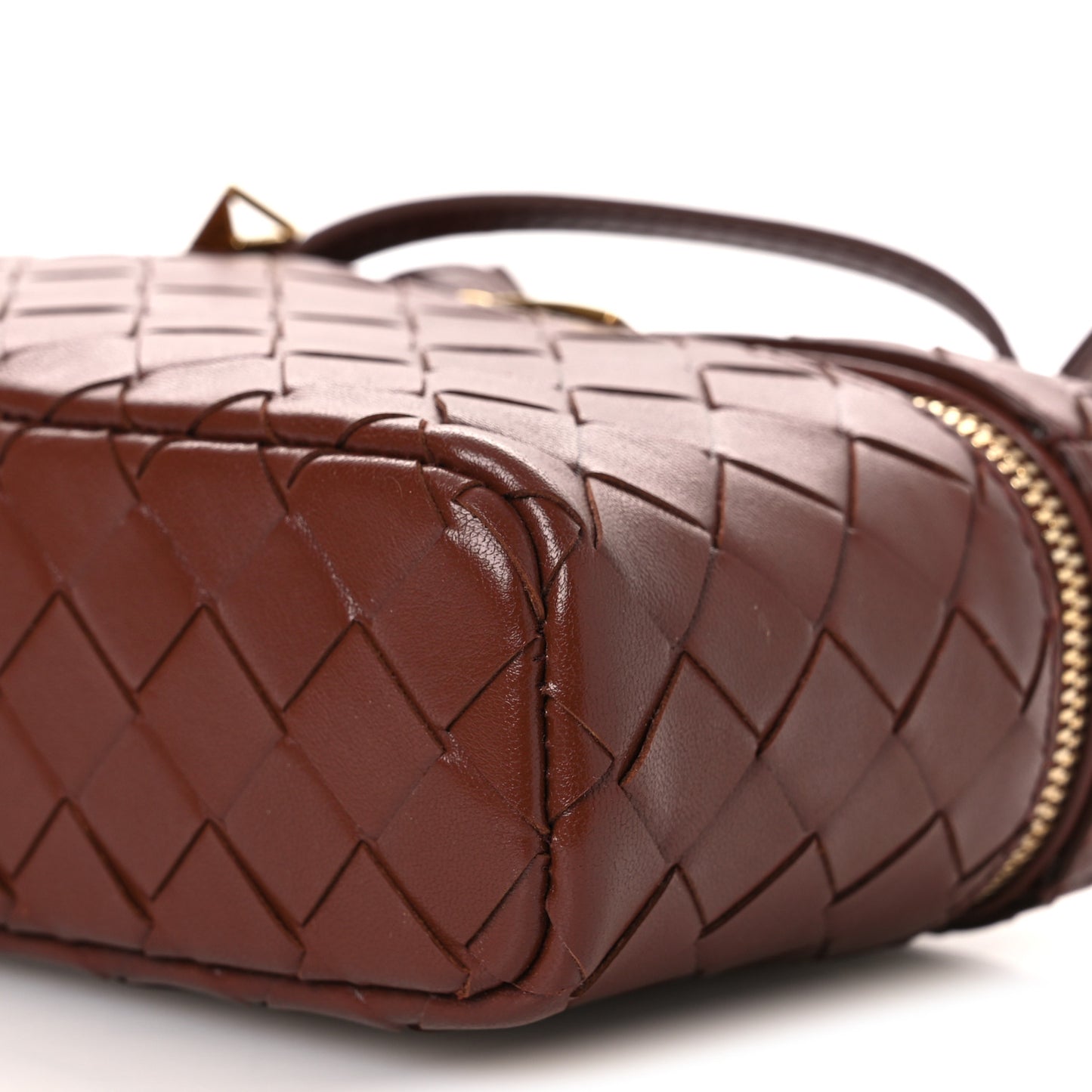 Nappa Intrecciato Bang Bang Vanity Case Sapele
