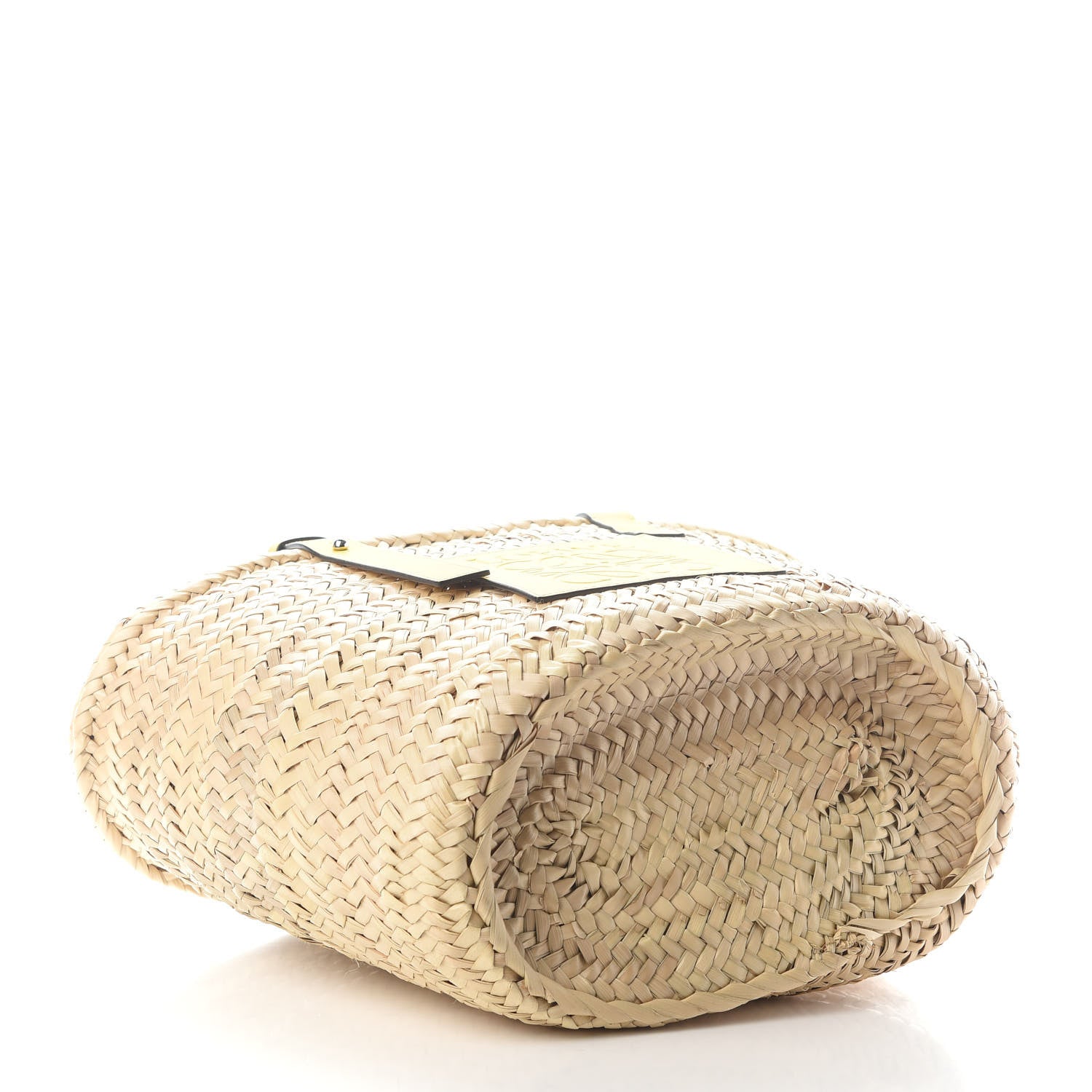 Loewe Raffia Basket Tote Bag Natural Yellow 4 of 8