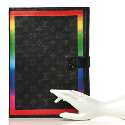 Louis Vuitton Monogram Eclipse Rainbow Franck Folder 2 of 12