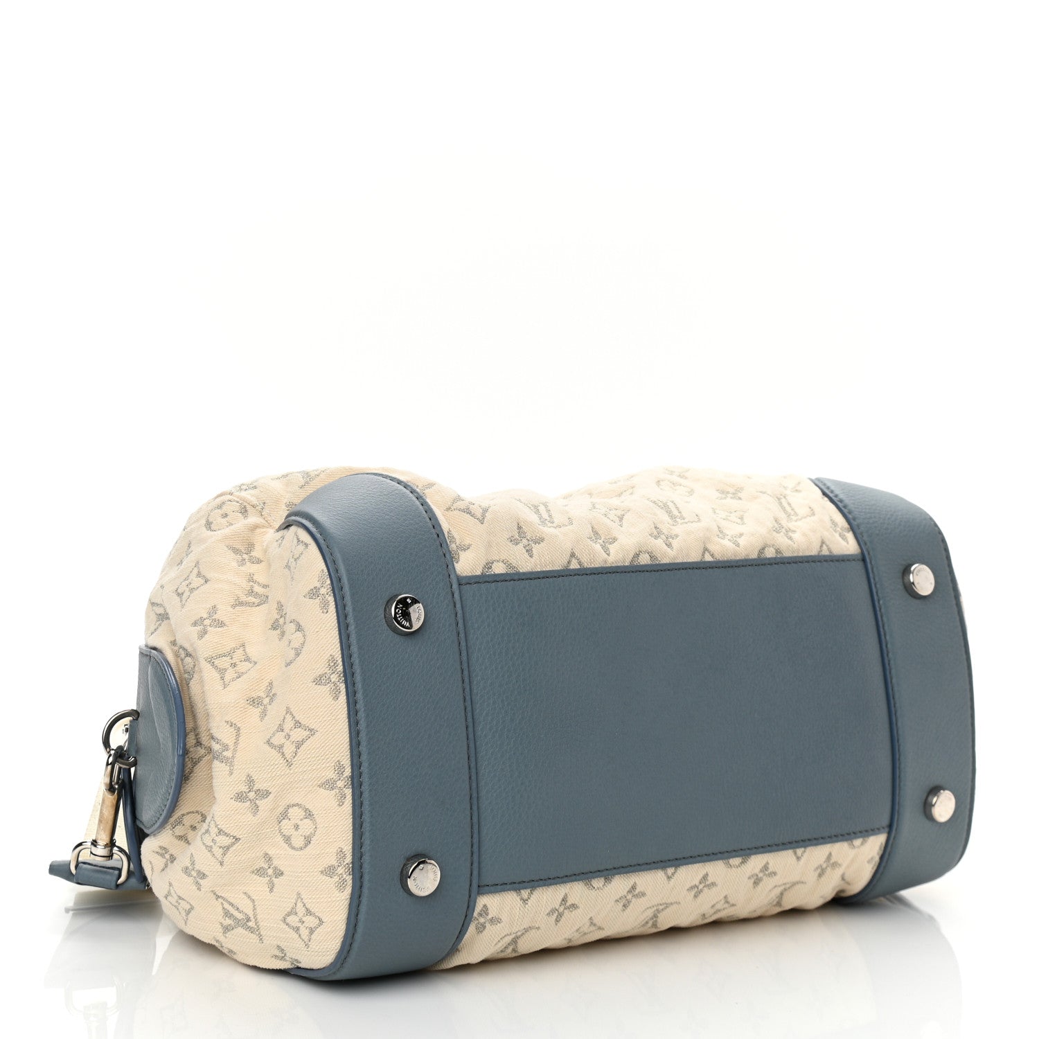 Louis Vuitton Denim Speedy Round GM Blue 4 of 9