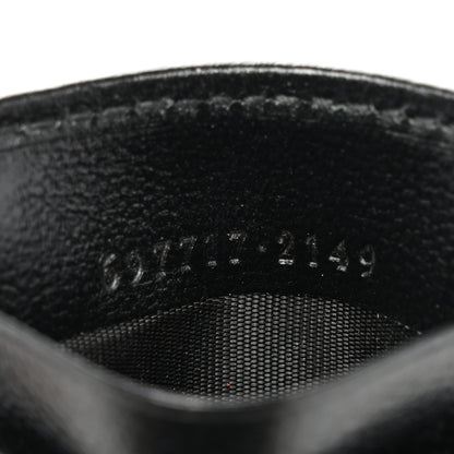 Gucci GG Supreme Monogram Azalea Calfskin Retro Interlocking G Coin Case Card Holder Black 7 of 8