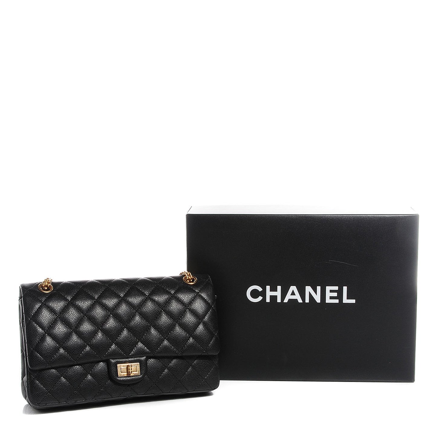 Caviar Quilted 2.55 Reissue 226 Flap Black