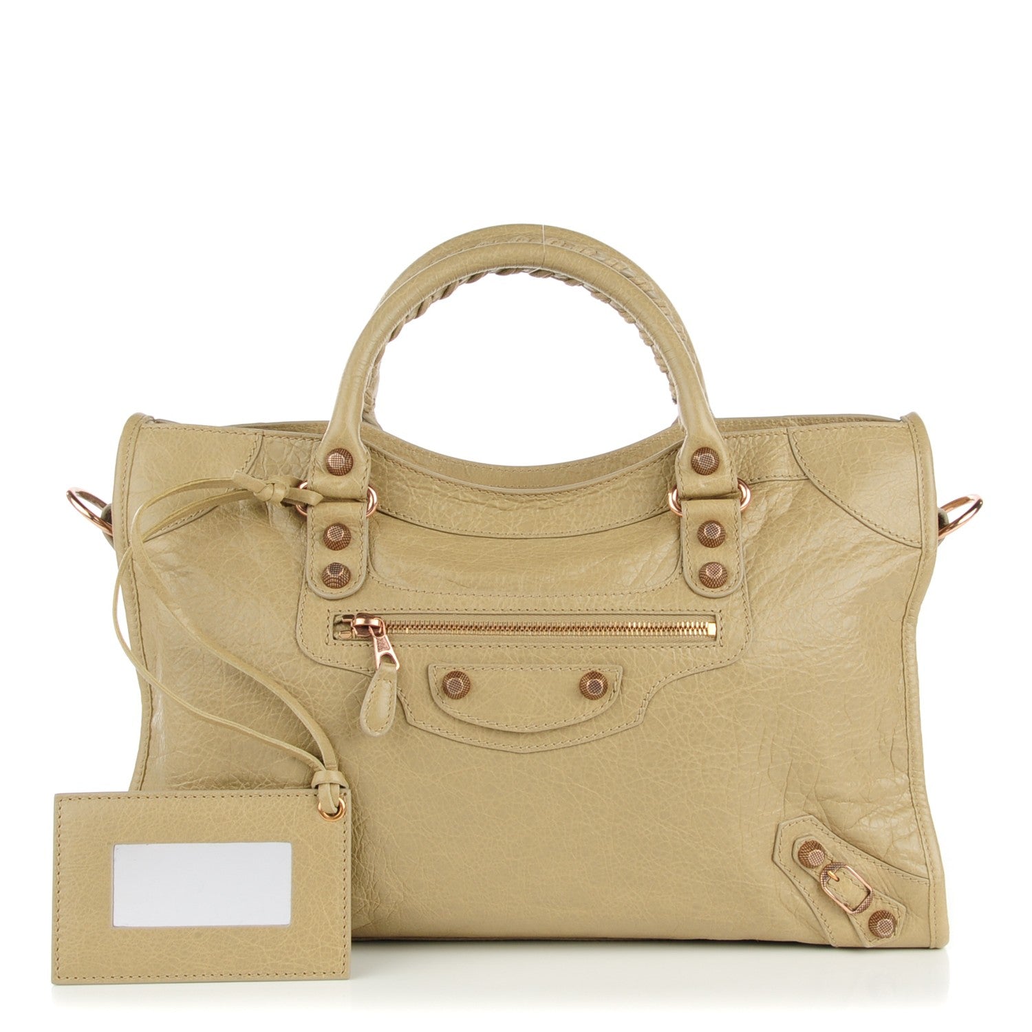 Balenciaga Agneau Giant 12 Rose Gold Hardware City Latte Beige 1 of 7