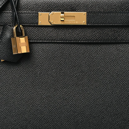Hermes Epsom Kelly Sellier 28 Black 8 of 11