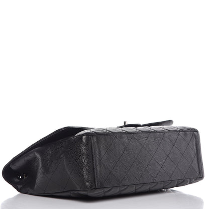 Chanel Caviar Quilted Maxi Single Flap Black 6 of 12