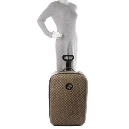 Gucci GG Plus Monogram Trolley Suitcase Dark Brown 2 of 10