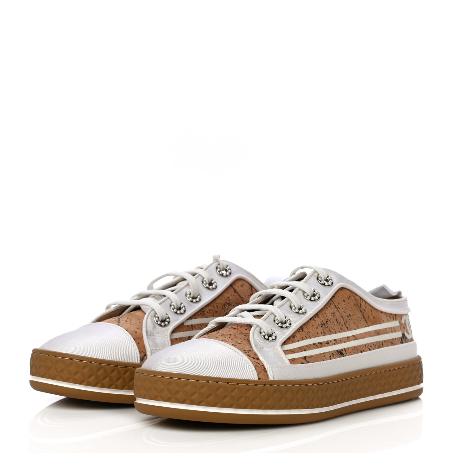 Cork Jetty Sneaker 38.5 Brown White