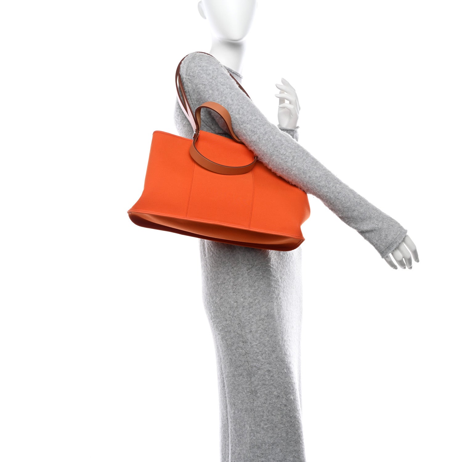 Hermes Toile Cabag 39 Orange 2 of 10