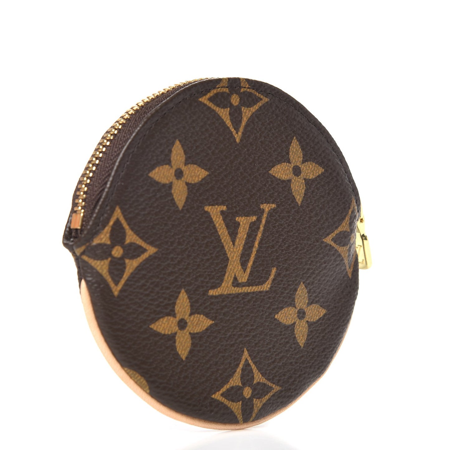Monogram Round Coin Purse