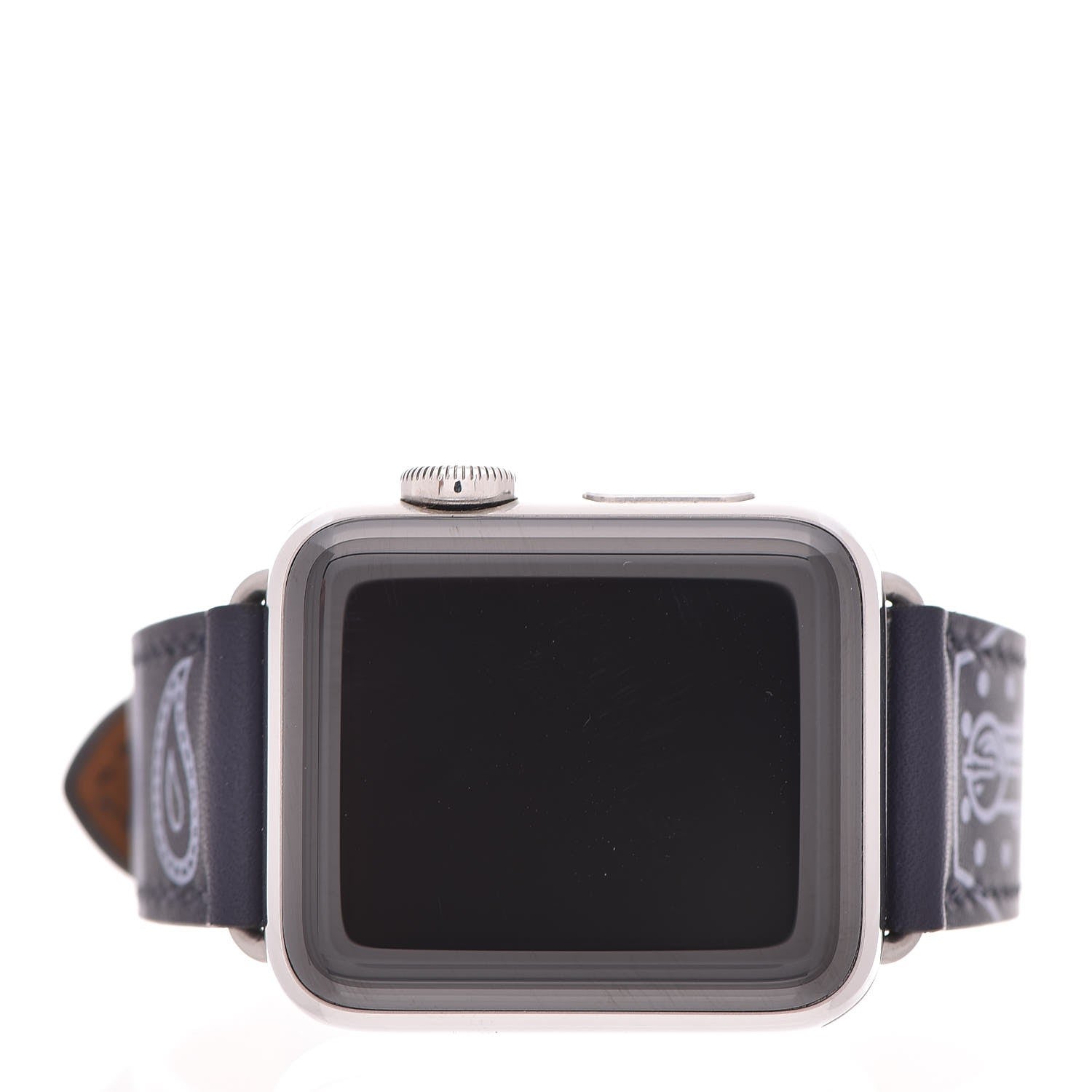 Hermes Gala 38mm Series 3 Apple Watch Eperon d’Or Bleu Marine 3 of 12