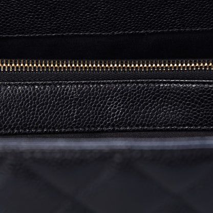 Chanel Caviar Quilted XL Grand Shopping Tote GST Black 8 of 12