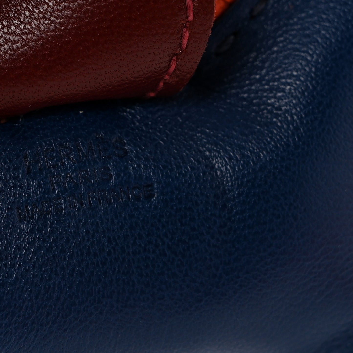 Milo Lambskin Grigri Rodeo Horse Bag Charm PM Bleu de Malte Rouge H Peony