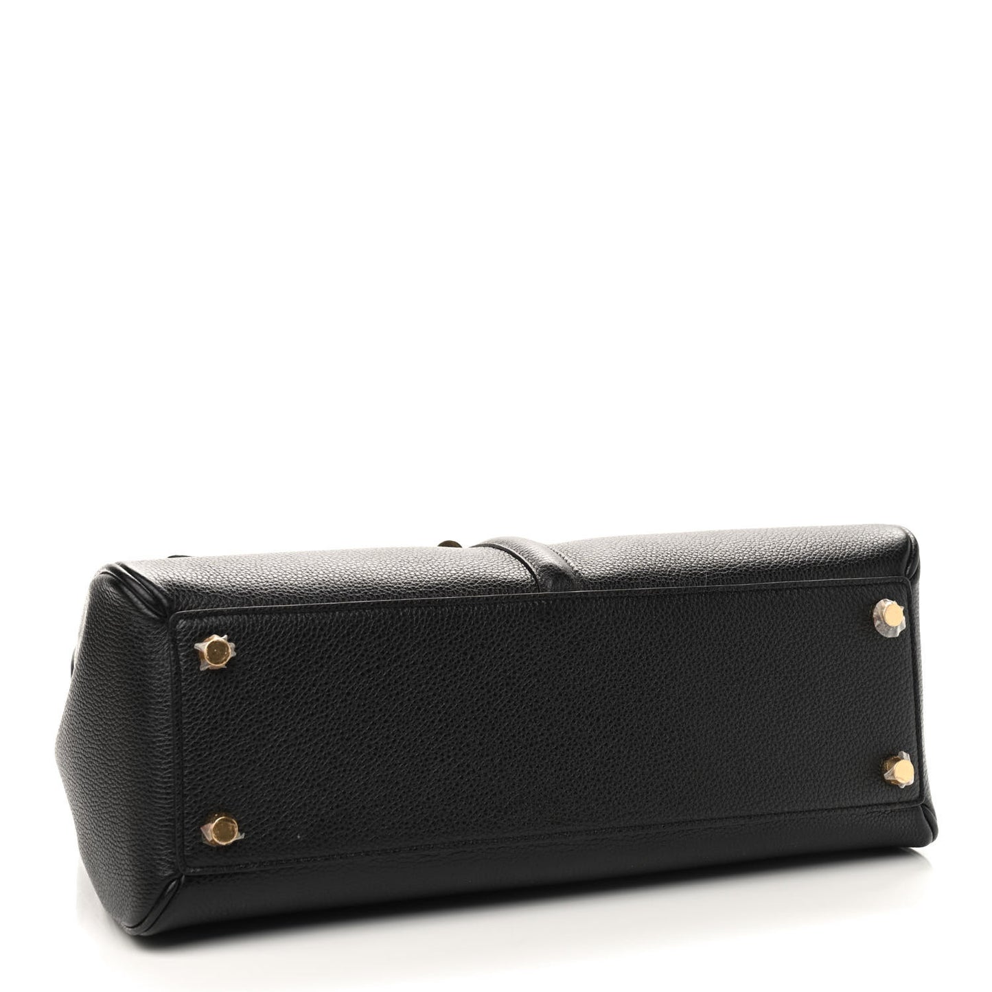 Grained Calfskin Classique 16 Top Handle Bag Black