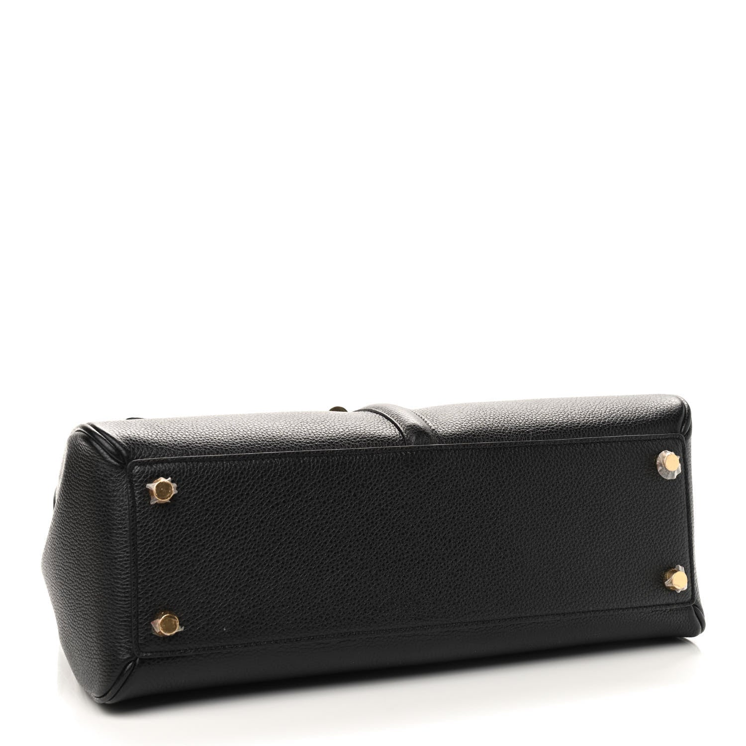 Celine Grained Calfskin Classique 16 Top Handle Bag Black 4 of 9